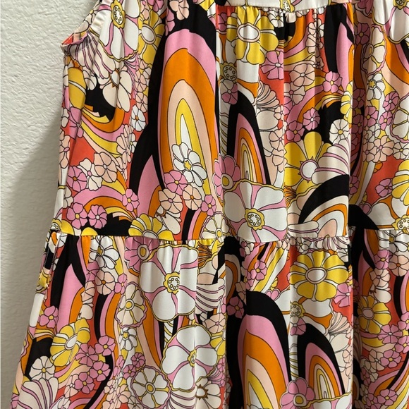 NWT Pinch Brynnah Funky Floral, Maxi Black Multi // size S - Picture 6 of 8